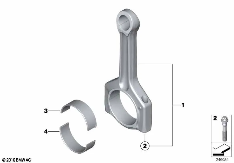 Шатун кривошипно-шатунного механизма