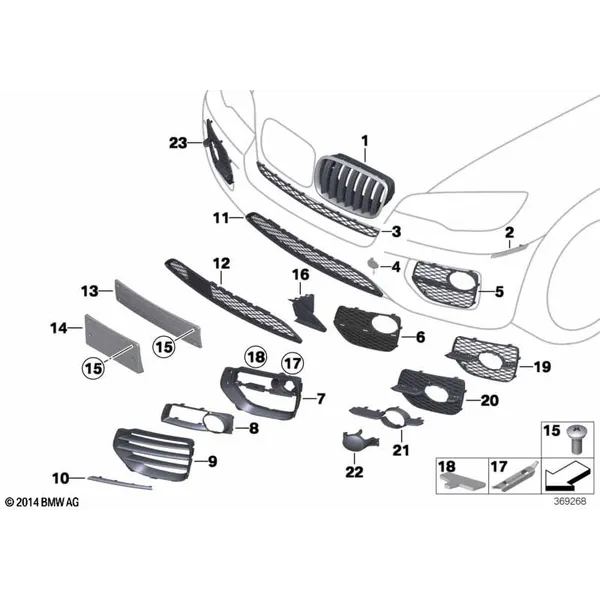 Дополнительные элементы бампера Пд