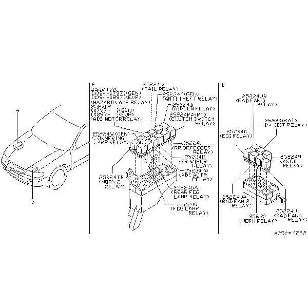 Реле; ENGINE ROOM