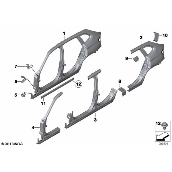 боковой каркас
