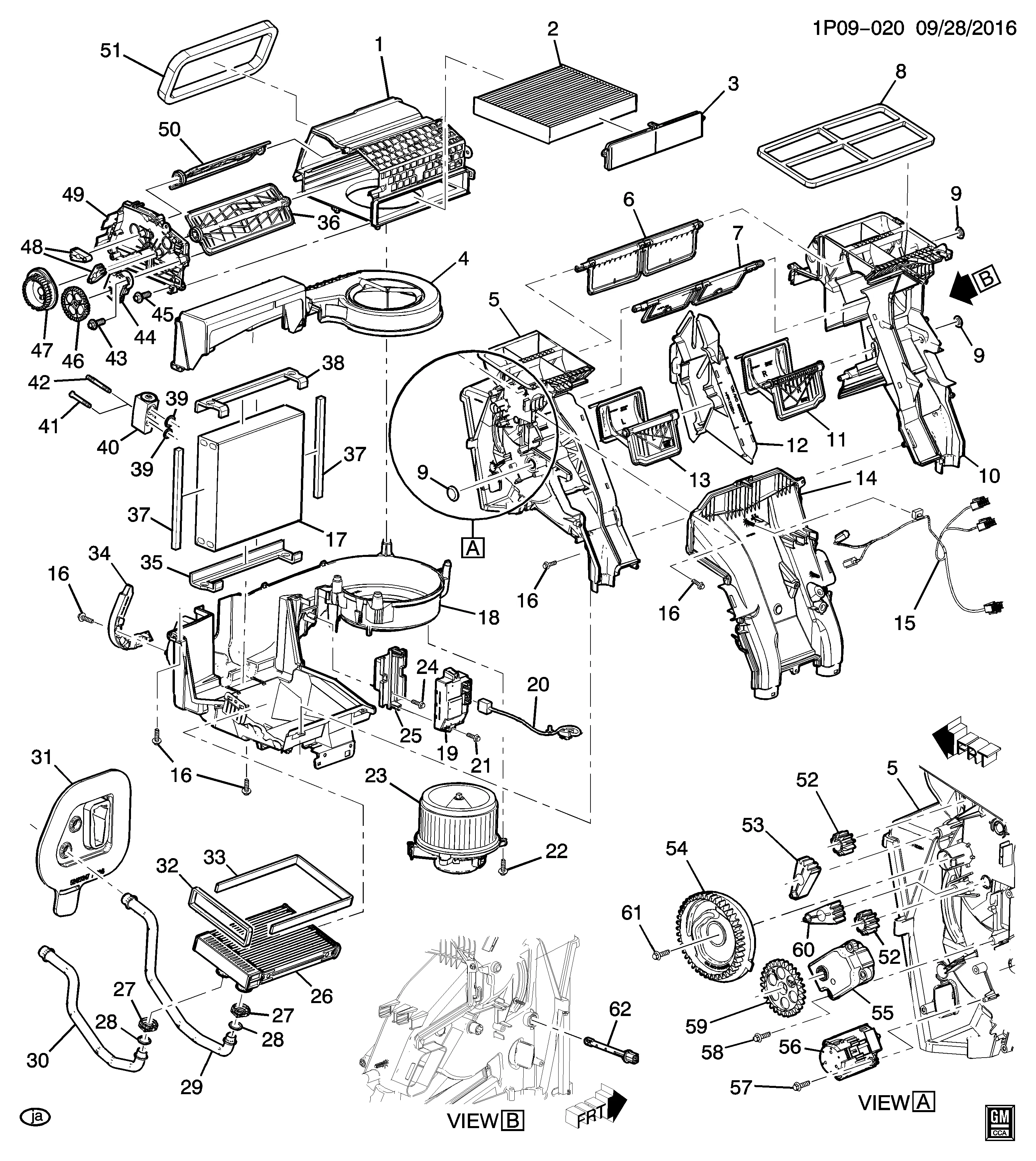 A/C & HEATER MODULE ASM (MANUAL C67)