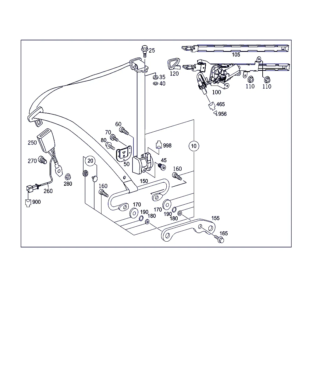 РЕМЕНЬ БЕЗОПАСНОСТИ СИДЕНЬЯ ВОДИТЕЛЯ