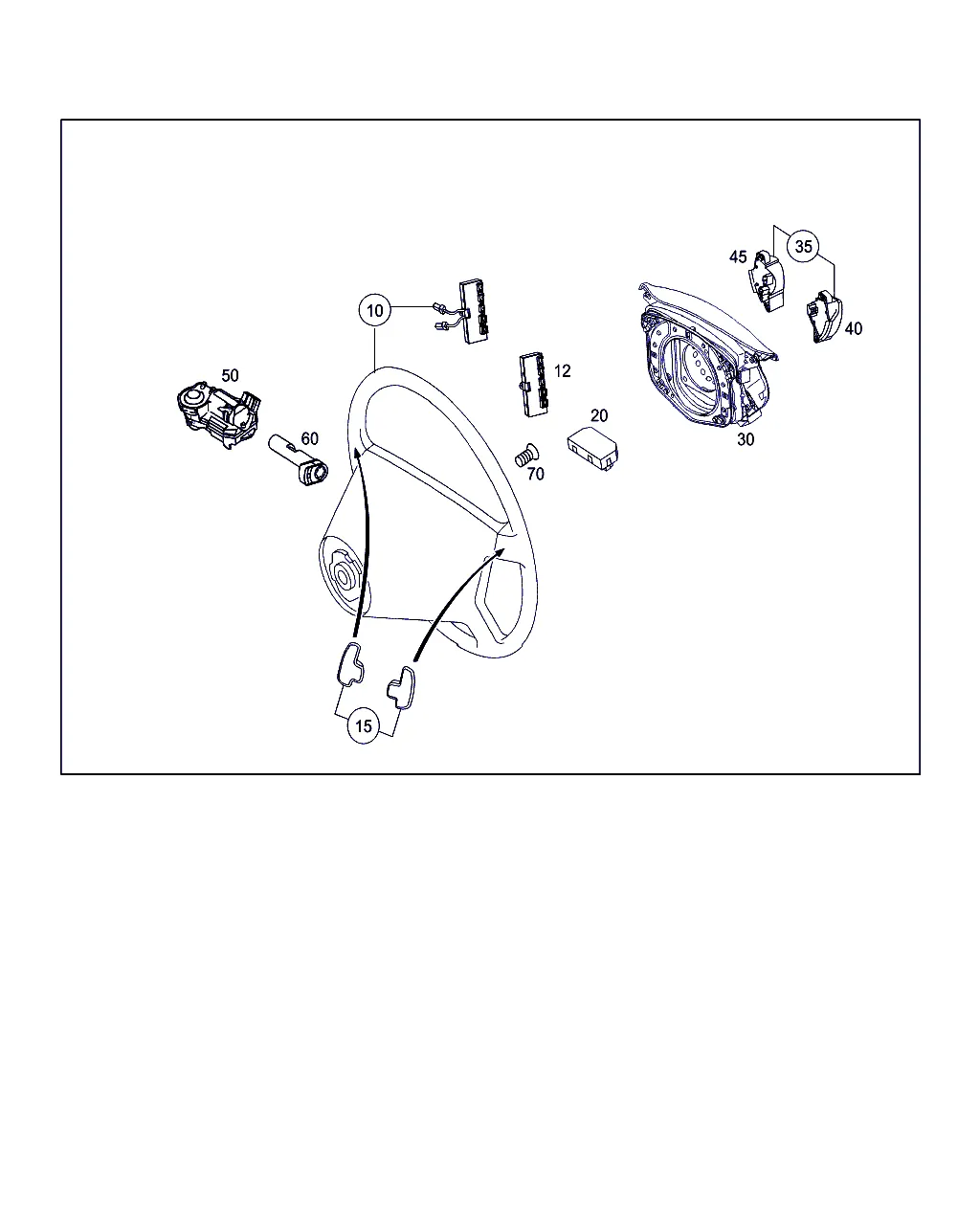 РУЛ. КОЛЕСО И ЗАМОК БЛОКИРОВ. РУЛ. ВАЛА