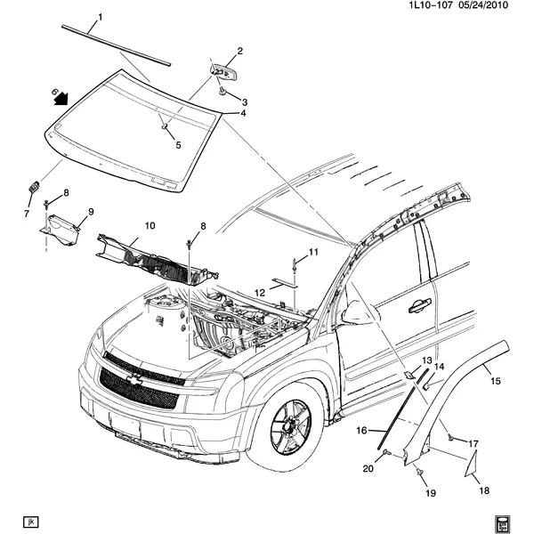 WINDSHIELD TRIM & HARDWARE