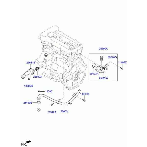 Шланг и трубопровод охлаждающей жидкости