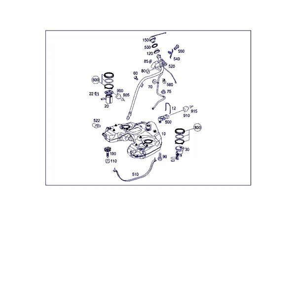 ТОПЛИВНЫЙ БАК С НАВЕСНЫМИ ЭЛЕМЕНТАМИ