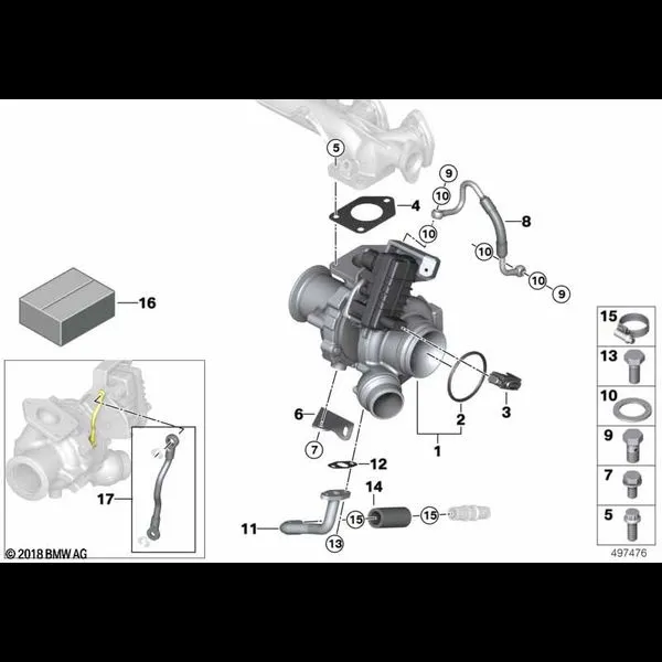 Турбонагнетатель со смазкой