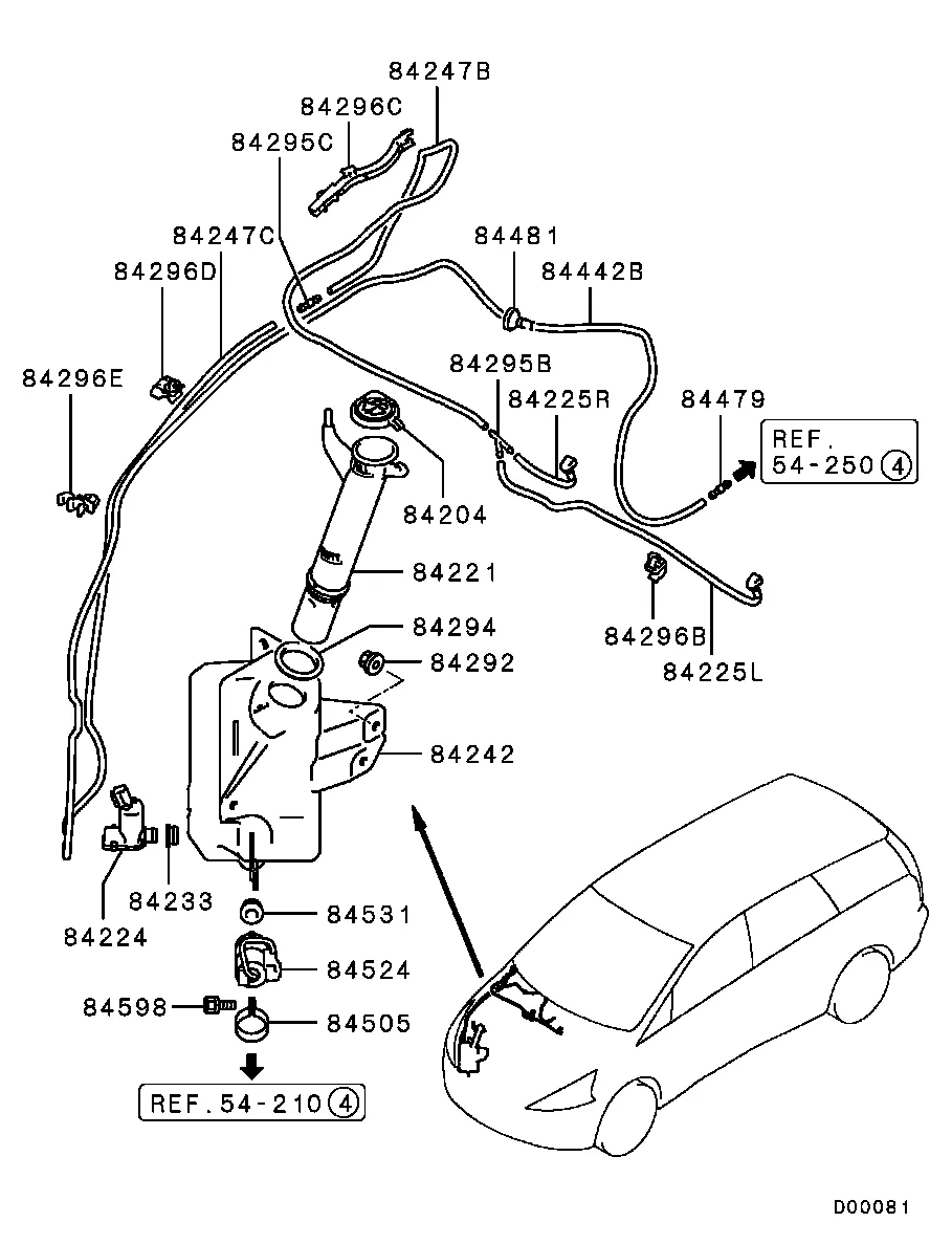 ЭЛЕКТРООБОРУДОВАНИЕ ШАССИ - ОЧИСТ. И ОМЫВАТ. ВЕТР. СТЕКЛА