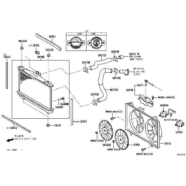 RADIATOR & WATER OUTLET