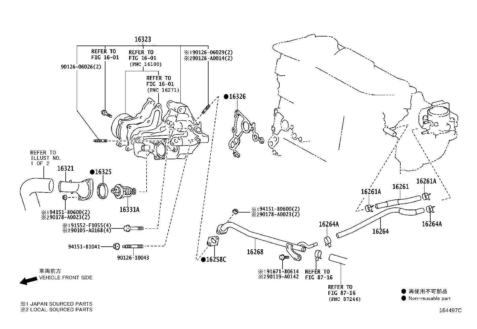 RADIATOR & WATER OUTLET