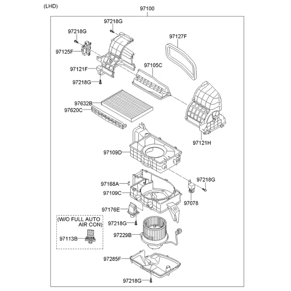 Климатическая установка - отопитель и вентилятор