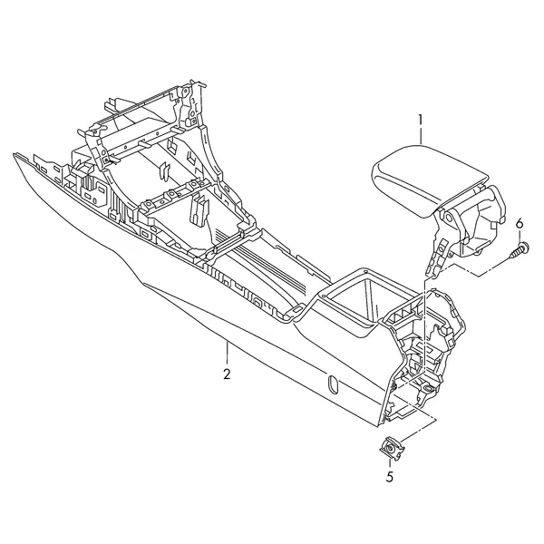 Центральный подлокотник