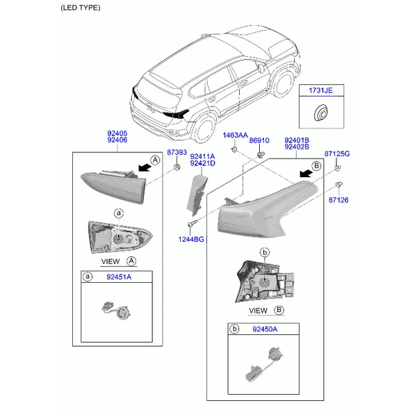 задняя фара