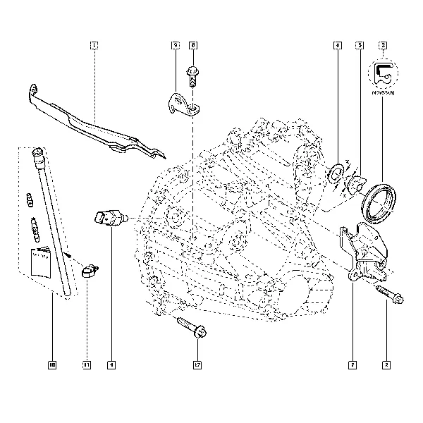 Картеры коробки передач