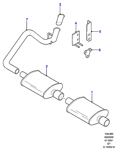Система выпуска с боковым выпуском