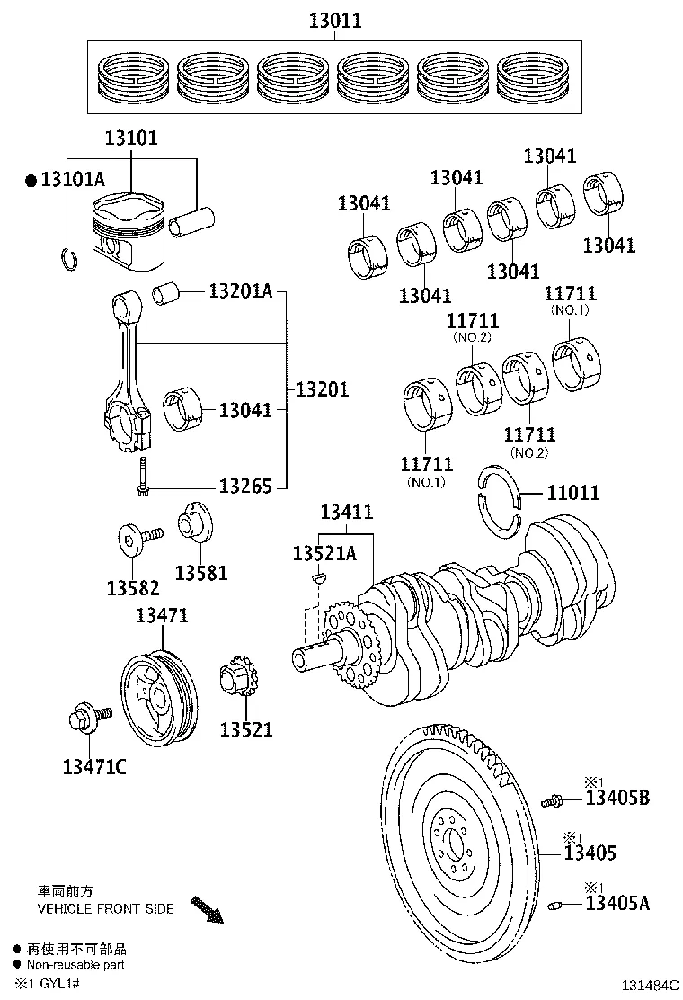 CRANKSHAFT & PISTON