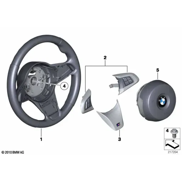 Спортивное рулевое колесо M с подушкой безопасности