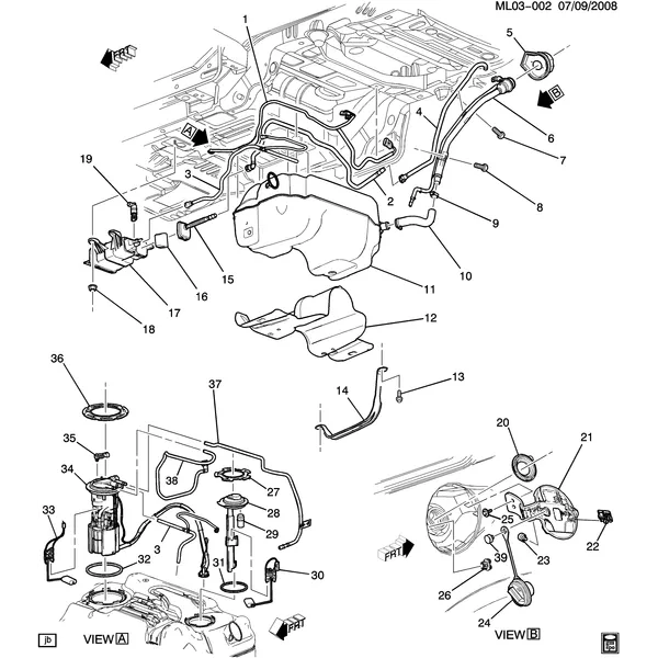 FUEL TANK & MOUNTING