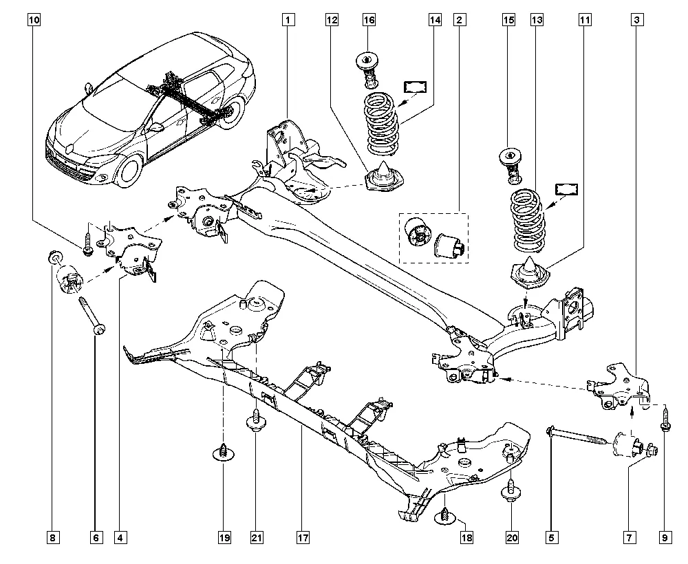 Задняя подвеска