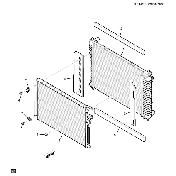 РАДИАТОР, СБ (LD9/2.4F,LU1/3.2G)