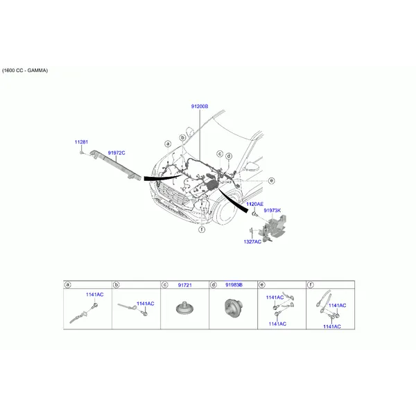 проводка передняя