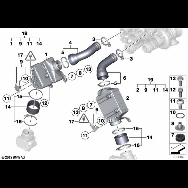 Охладитель наддувочного воздуха