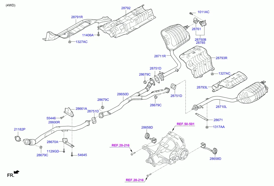 MUFFLER & EXHAUST PIPE