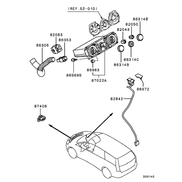 ОТОПЛ., КОНДИЦ. И ВЕНТИЛЯЦИЯ - УПРАВЛЕНИЕ ОТОПИТЕЛЕМ