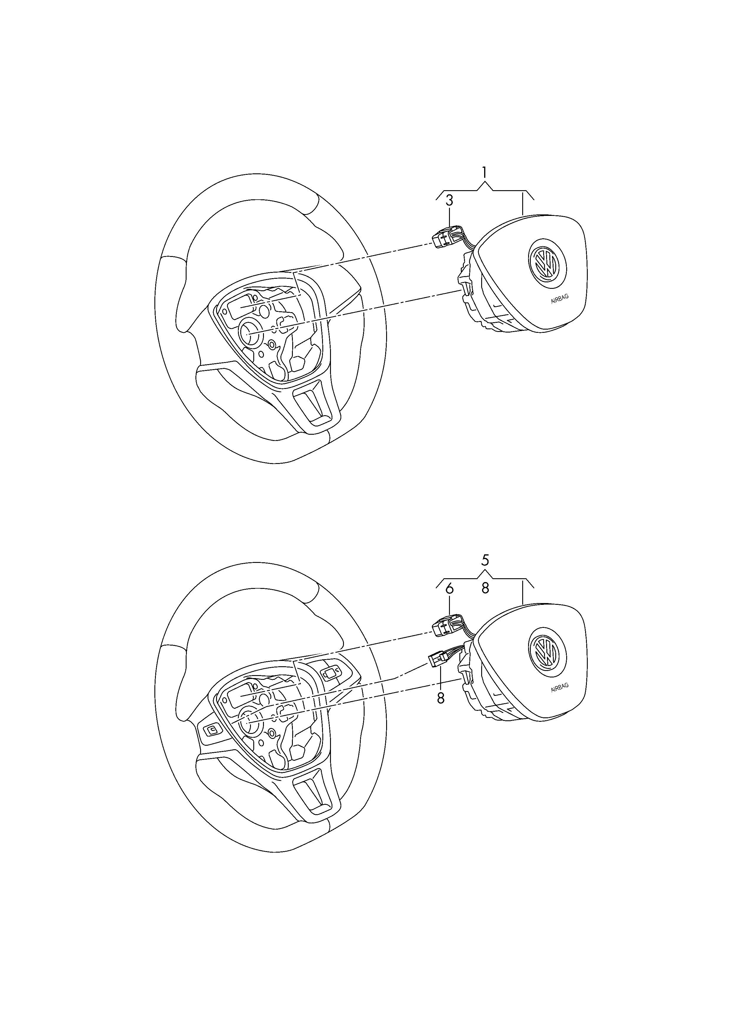 Модуль подуш. безоп. для руля