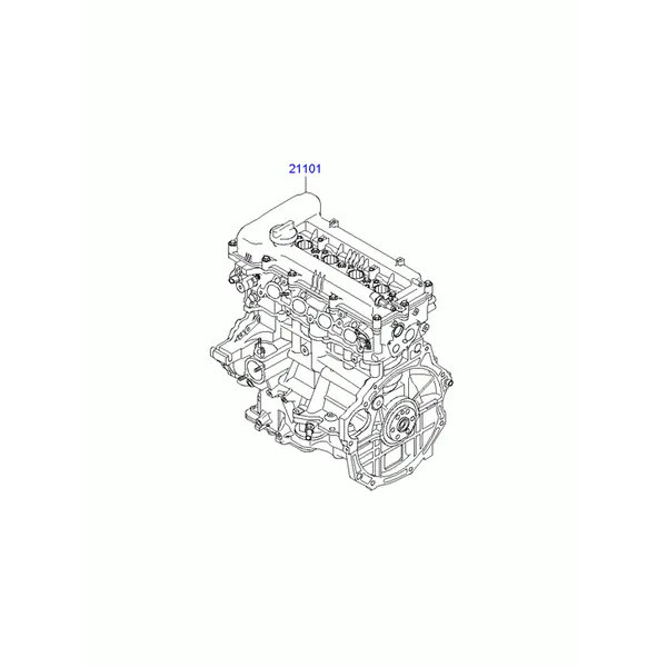 Подрамник двигателя в сборе