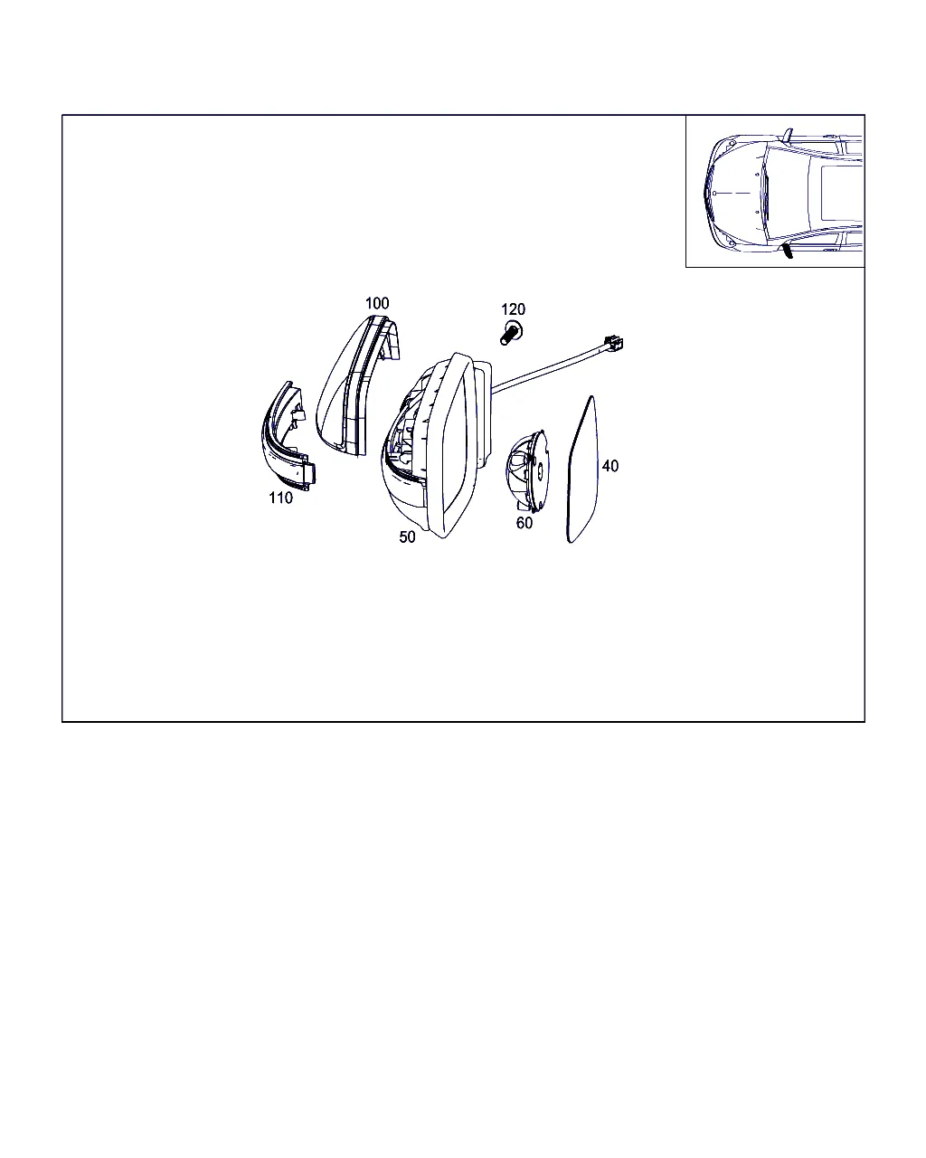 НАРУЖНОЕ ЗЕРКАЛО ЛЕВОЕ