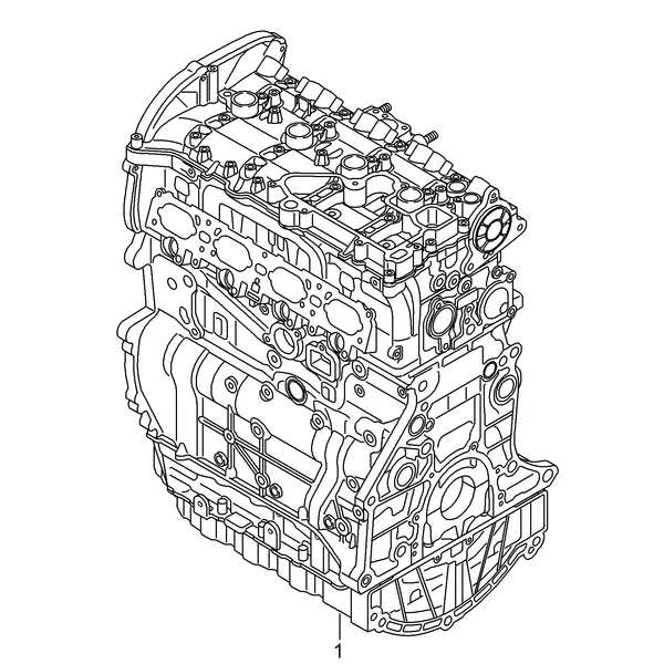 Двигатель с ГБЦ
