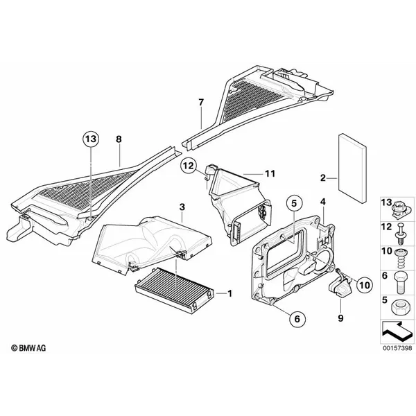 Микрофильтр/детали корпуса
