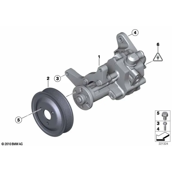 Насос гидроусилителя рулевого управления