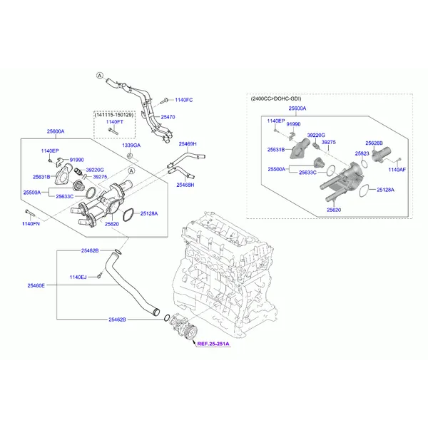 Шланг и трубопровод охлаждающей жидкости