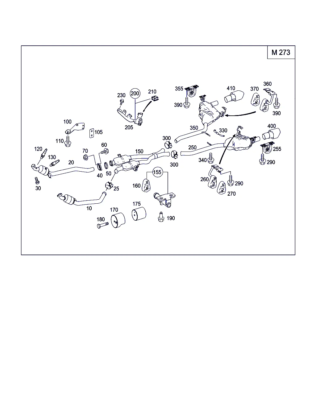СИСТЕМА ВЫПУСКА ОГ ДЛЯ 8-ЦИЛ. БЕНЗ. АВТОМОБИЛЕЙ