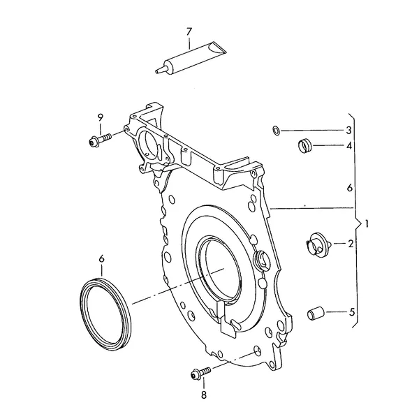 Корпус регуляторов фаз ГРМ