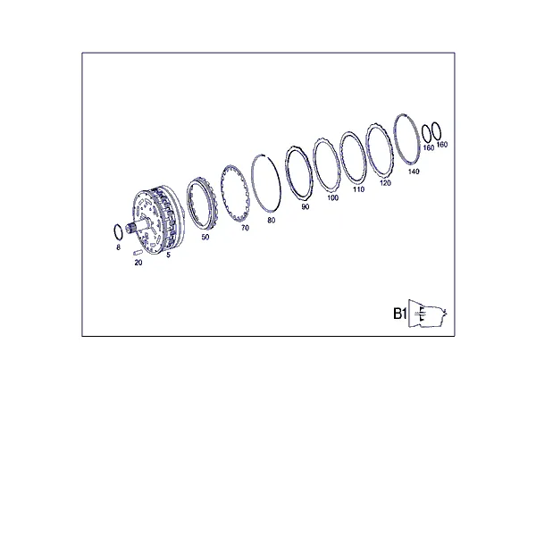 МНОГОДИСКОВАЯ ТОРМ.МУФТА B1