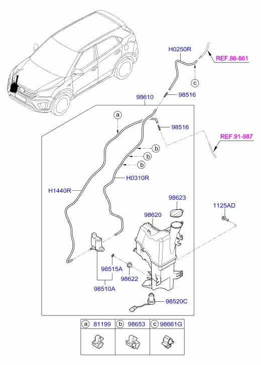 стеклоомыватель ветрового стекла