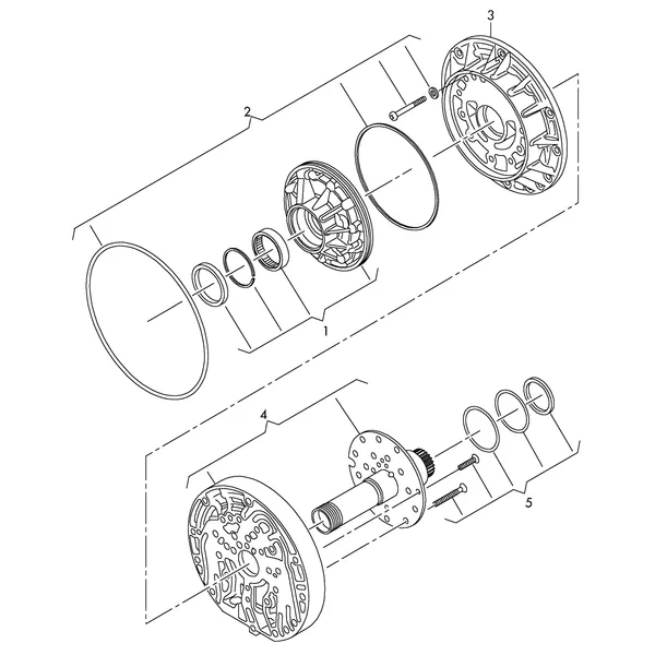 Масляный насос 6-ступ. АКП с межосевым дифференциалом