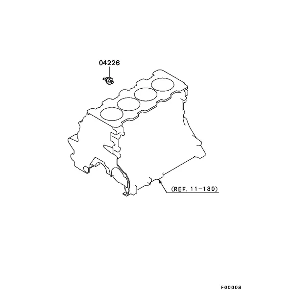 ДВИГАТЕЛЬ - ДАТЧИК ДАВЛ. МАСЛА, ЩУП УРОВНЯ