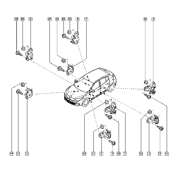 Петли дверей