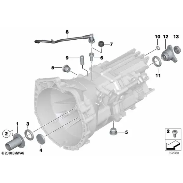 Уплотнения и дополнительные элементы МКПП GS6-17BG/DG