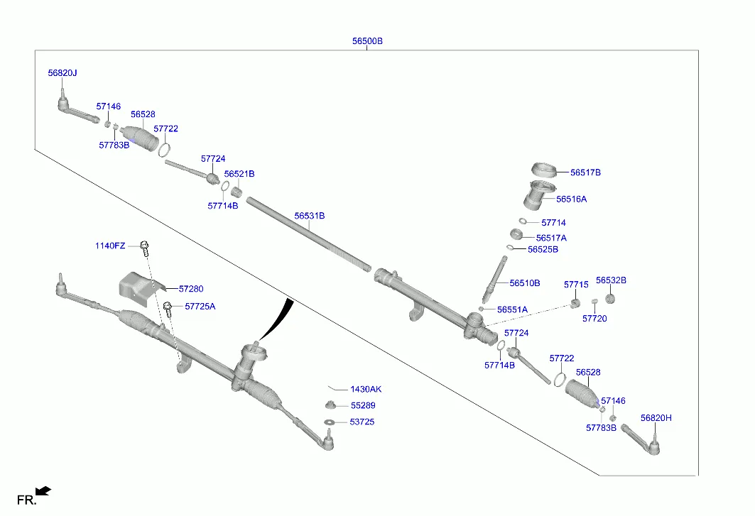 Рулевой механизм рул.упр.с усил.