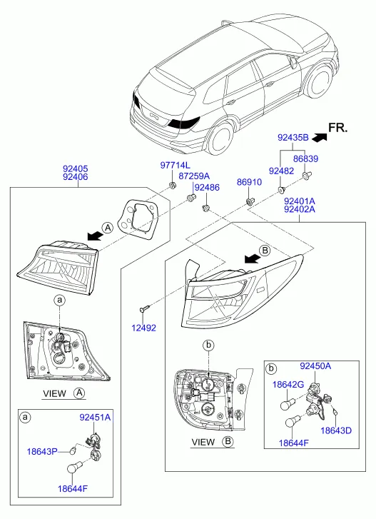 задняя фара