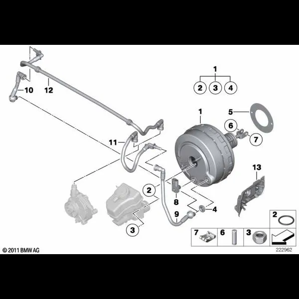 Вакуумный усилитель тормозов