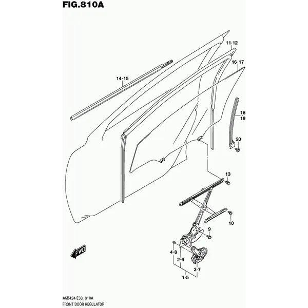 810A - МЕХАНИЗМ УПРАВЛЕНИЯ ПЕРЕДНЕЙ ДВЕРЬЮ