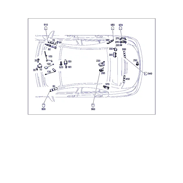АНТЕННА, УСИЛИТЕЛЬ АНТЕННЫ И ЖГУТЫ ЭЛЕКТРОПРОВОДКИ