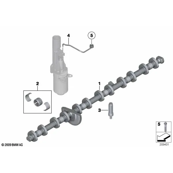 Эксц.вал мех.упр.газораспред,с/двигатель