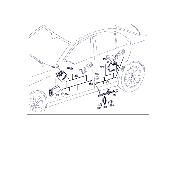 ЖГУТ ЭЛЕКТРОПРОВОДКИ И БЛОК УПР. ДВЕРИ